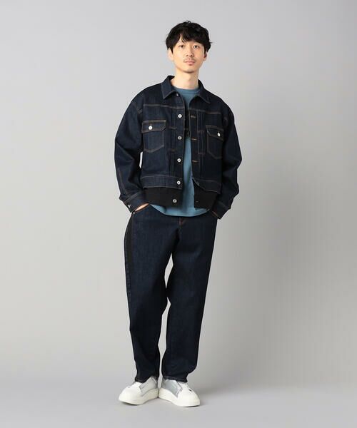 COMME CA MEN / コムサ・メン ブルゾン | レイヤード デニムブルゾン | 詳細4