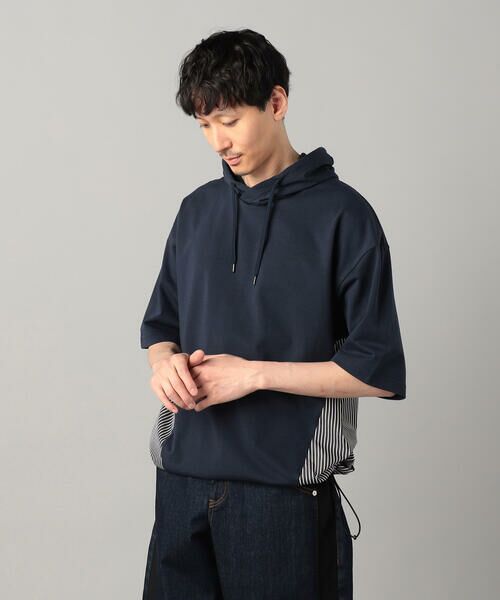 COMME CA MEN / コムサ・メン パーカー | スピンドル 半袖パーカ | 詳細14