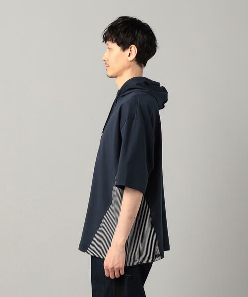 COMME CA MEN / コムサ・メン パーカー | スピンドル 半袖パーカ | 詳細17