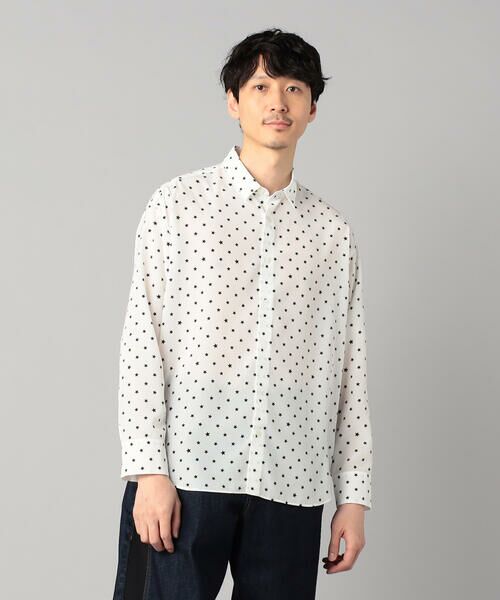 COMME CA MEN / コムサ・メン シャツ・ブラウス | ランダムスタープリント柄 シャツ | 詳細2