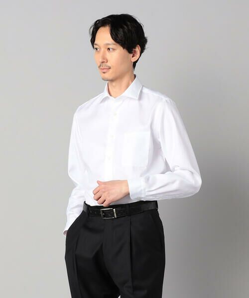 COMME CA MEN / コムサ・メン シャツ・ブラウス | レールヘリンボーン ドレスシャツ | 詳細2