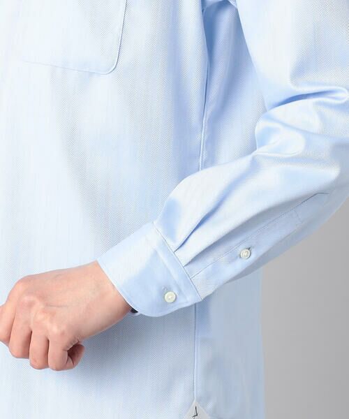 COMME CA MEN / コムサ・メン シャツ・ブラウス | レールヘリンボーン ドレスシャツ | 詳細11