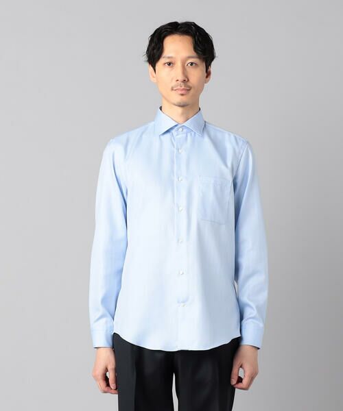 COMME CA MEN / コムサ・メン シャツ・ブラウス | レールヘリンボーン ドレスシャツ | 詳細6