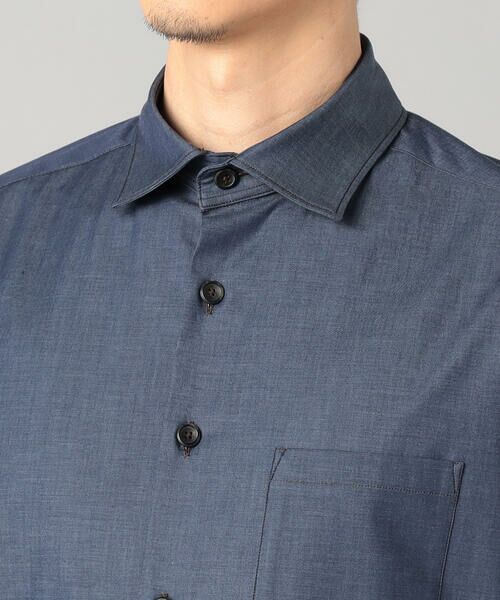 COMME CA MEN / コムサ・メン シャツ・ブラウス | 〔CARLO BASSETTI 〕 ダンガリーシャツ | 詳細11