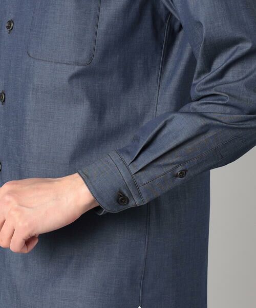 COMME CA MEN / コムサ・メン シャツ・ブラウス | 〔CARLO BASSETTI 〕 ダンガリーシャツ | 詳細13