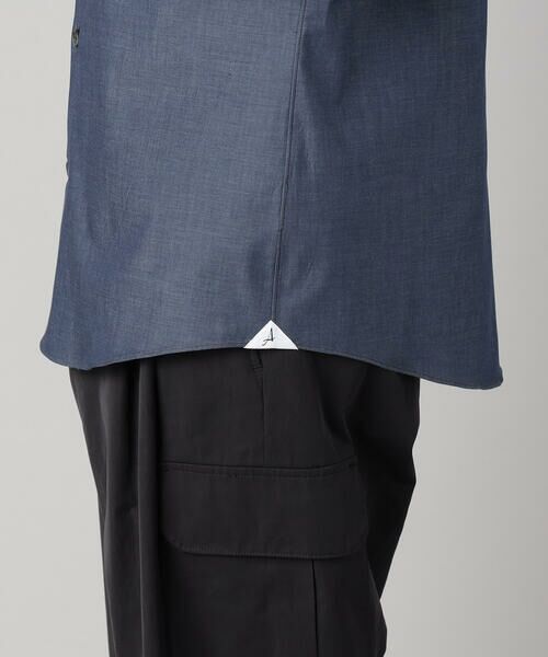 COMME CA MEN / コムサ・メン シャツ・ブラウス | 〔CARLO BASSETTI 〕 ダンガリーシャツ | 詳細14