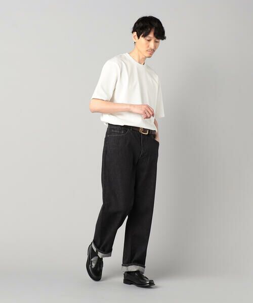 COMME CA MEN / コムサ・メン Tシャツ | スビンリサイクルコットン  オーバー ガゼットTシャツ | 詳細1