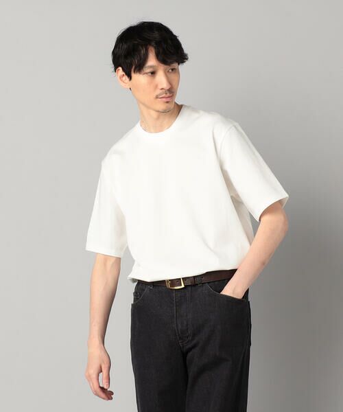 COMME CA MEN / コムサ・メン Tシャツ | スビンリサイクルコットン  オーバー ガゼットTシャツ | 詳細3