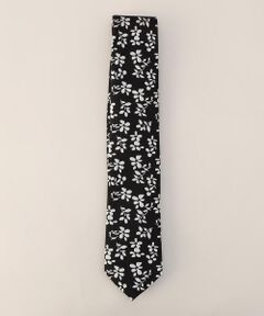 COMME CA MEN / コムサ・メン ネクタイ | ワントーンフラワーパターン ネクタイ