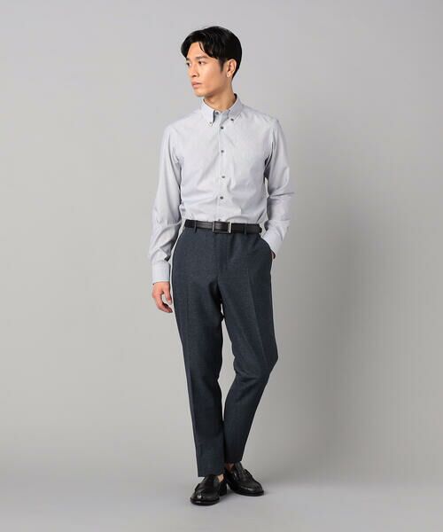 COMME CA MEN / コムサ・メン シャツ・ブラウス | COOL MAX ストライプ レギュラーカラーシャツ | 詳細1