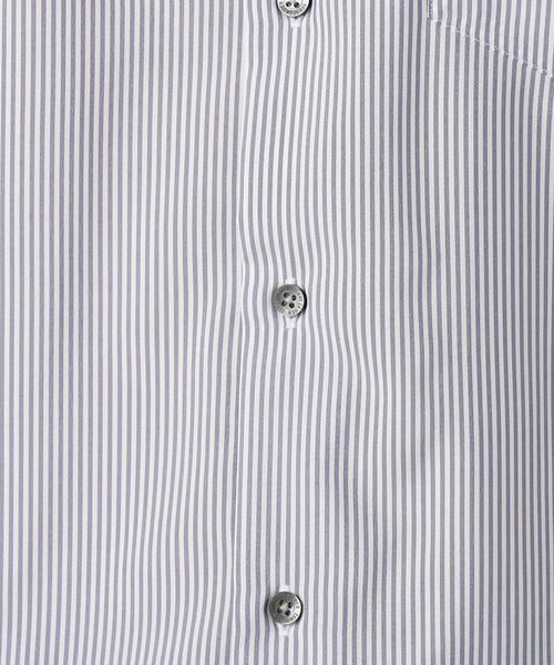COMME CA MEN / コムサ・メン シャツ・ブラウス | COOL MAX ストライプ レギュラーカラーシャツ | 詳細12