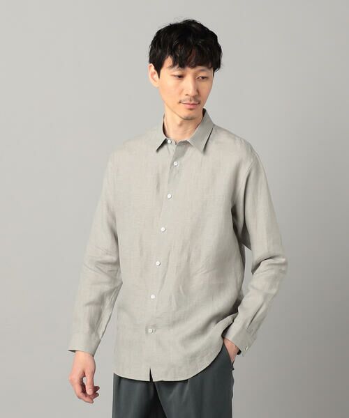 COMME CA MEN / コムサ・メン シャツ・ブラウス | 〔LIBECO社〕ベルギーリネンブロード レギュラーカラーシャツ | 詳細5