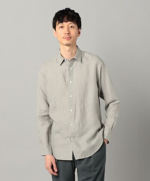 COMME CA MEN / コムサ・メン シャツ・ブラウス | 〔LIBECO社〕ベルギーリネンブロード レギュラーカラーシャツ | 詳細6