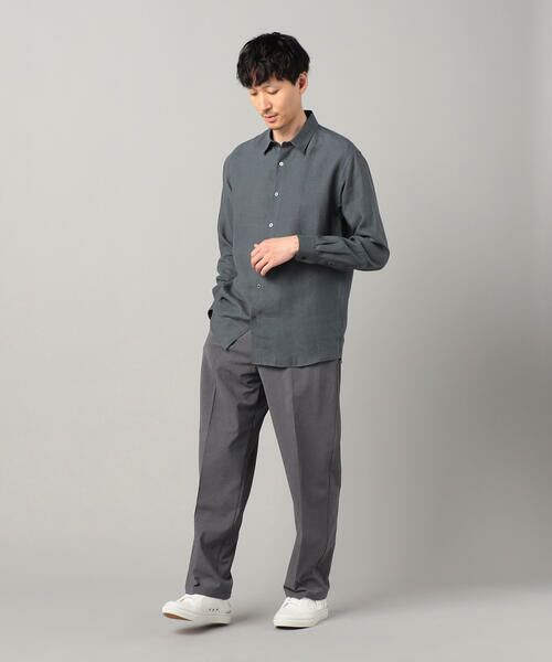 COMME CA MEN / コムサ・メン シャツ・ブラウス | 〔LIBECO社〕ベルギーリネンブロード レギュラーカラーシャツ | 詳細14