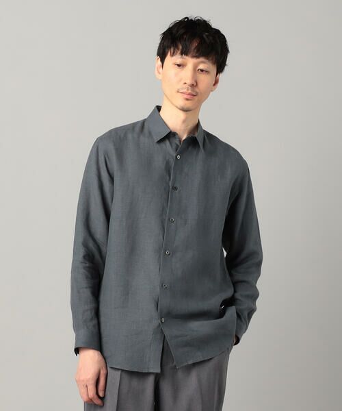 COMME CA MEN / コムサ・メン シャツ・ブラウス | 〔LIBECO社〕ベルギーリネンブロード レギュラーカラーシャツ | 詳細16