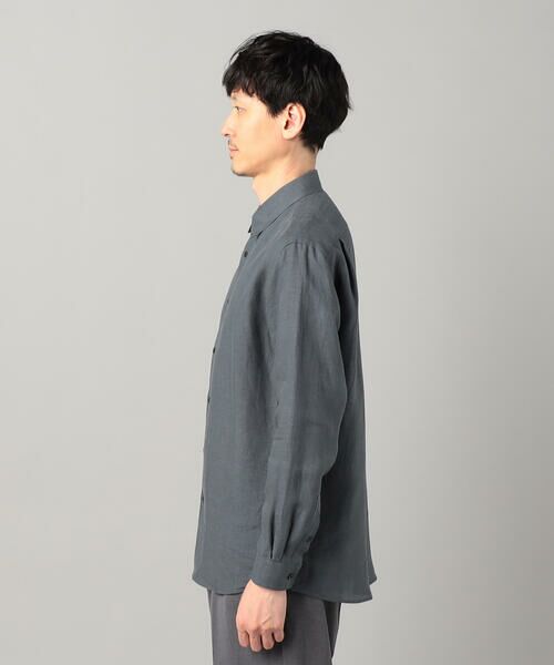COMME CA MEN / コムサ・メン シャツ・ブラウス | 〔LIBECO社〕ベルギーリネンブロード レギュラーカラーシャツ | 詳細19