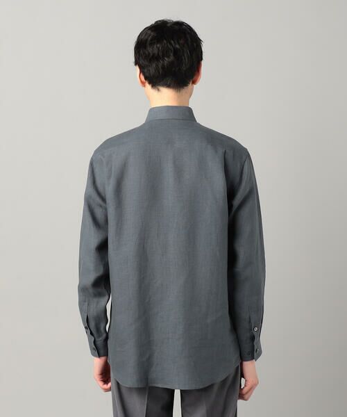 COMME CA MEN / コムサ・メン シャツ・ブラウス | 〔LIBECO社〕ベルギーリネンブロード レギュラーカラーシャツ | 詳細20