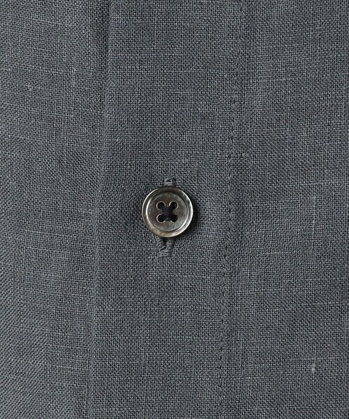 COMME CA MEN / コムサ・メン シャツ・ブラウス | 〔LIBECO社〕ベルギーリネンブロード レギュラーカラーシャツ | 詳細24