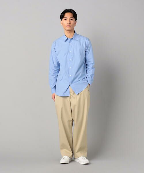 COMME CA MEN / コムサ・メン シャツ・ブラウス | オーガニックコットン ワッシャー加工 レギュラーカラーシャツ | 詳細1