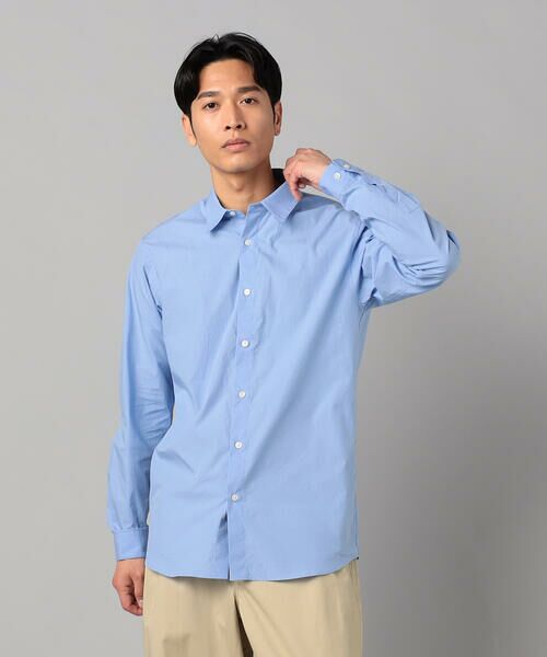 COMME CA MEN / コムサ・メン シャツ・ブラウス | オーガニックコットン ワッシャー加工 レギュラーカラーシャツ | 詳細3