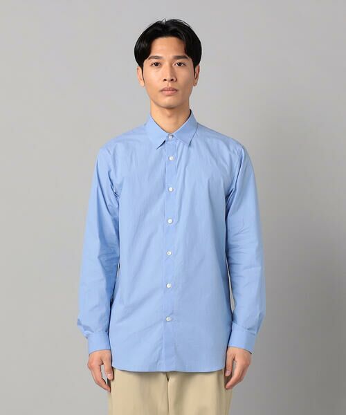 COMME CA MEN / コムサ・メン シャツ・ブラウス | オーガニックコットン ワッシャー加工 レギュラーカラーシャツ | 詳細4