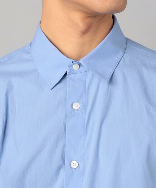 COMME CA MEN / コムサ・メン シャツ・ブラウス | オーガニックコットン ワッシャー加工 レギュラーカラーシャツ | 詳細7