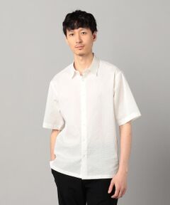 COMME CA MEN / コムサ・メン シャツ・ブラウス | 浜松織りコットンウェーブ レギュラーカラーシャツ