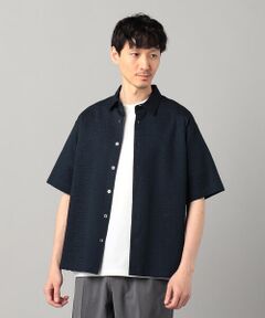 COMME CA MEN / コムサ・メン シャツ・ブラウス | 浜松織りコットンウェーブ レギュラーカラーシャツ