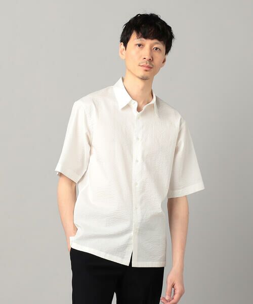 COMME CA MEN / コムサ・メン シャツ・ブラウス | 浜松織りコットンウェーブ レギュラーカラーシャツ | 詳細6