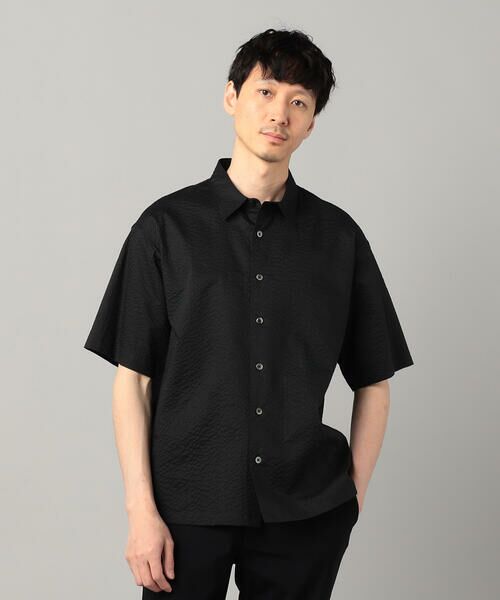 COMME CA MEN / コムサ・メン シャツ・ブラウス | 浜松織りコットンウェーブ レギュラーカラーシャツ | 詳細12