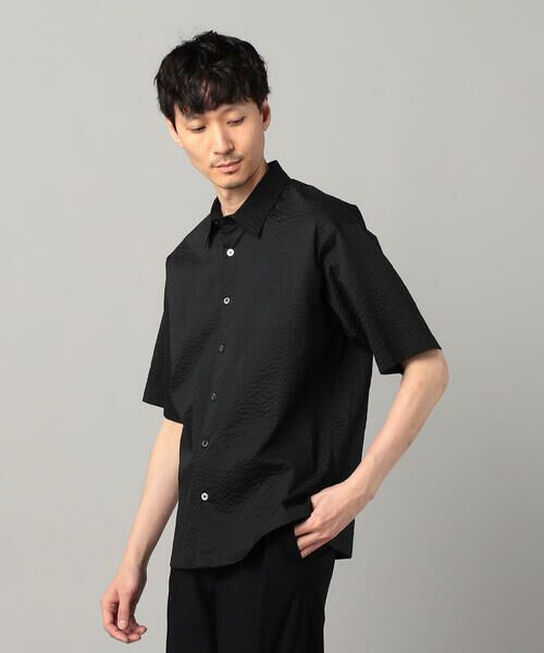 COMME CA MEN / コムサ・メン シャツ・ブラウス | 浜松織りコットンウェーブ レギュラーカラーシャツ | 詳細10