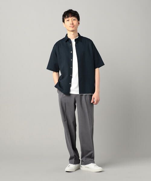 COMME CA MEN / コムサ・メン シャツ・ブラウス | 浜松織りコットンウェーブ レギュラーカラーシャツ | 詳細14