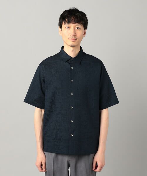 COMME CA MEN / コムサ・メン シャツ・ブラウス | 浜松織りコットンウェーブ レギュラーカラーシャツ | 詳細18