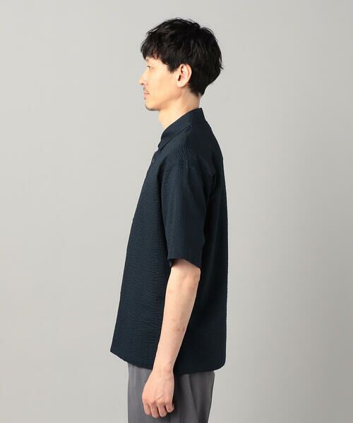 COMME CA MEN / コムサ・メン シャツ・ブラウス | 浜松織りコットンウェーブ レギュラーカラーシャツ | 詳細19