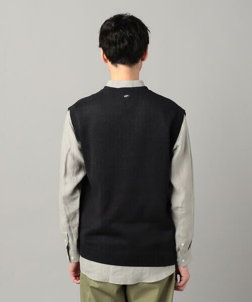 COMME CA MEN / コムサ・メン ニット・セーター | ペーパーヤーン透かし編み ベスト | 詳細12