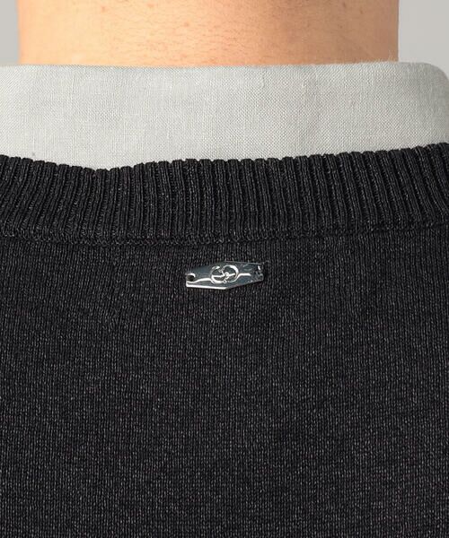 COMME CA MEN / コムサ・メン ニット・セーター | ペーパーヤーン透かし編み ベスト | 詳細16