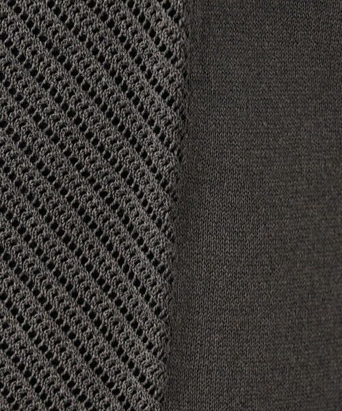 COMME CA MEN / コムサ・メン ニット・セーター | ペーパーヤーン透かし編み ベスト | 詳細21