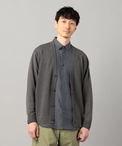 COMME CA MEN / コムサ・メン カーディガン・ボレロ | ペーパーヤーン透かし編み カーディガン