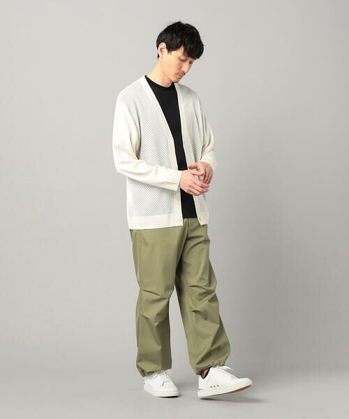 COMME CA MEN / コムサ・メン カーディガン・ボレロ | ペーパーヤーン透かし編み カーディガン | 詳細2