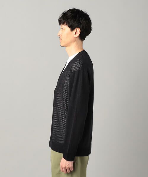 COMME CA MEN / コムサ・メン カーディガン・ボレロ | ペーパーヤーン透かし編み カーディガン | 詳細11