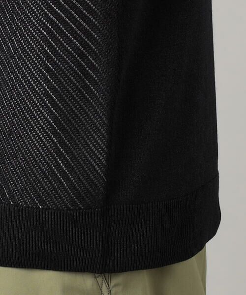 COMME CA MEN / コムサ・メン カーディガン・ボレロ | ペーパーヤーン透かし編み カーディガン | 詳細15