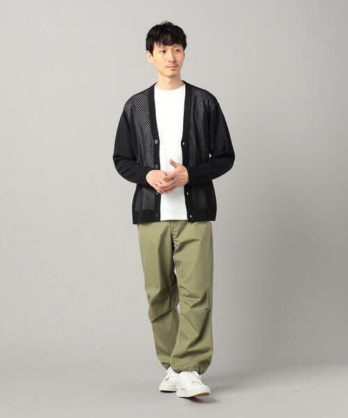 COMME CA MEN / コムサ・メン カーディガン・ボレロ | ペーパーヤーン透かし編み カーディガン | 詳細6