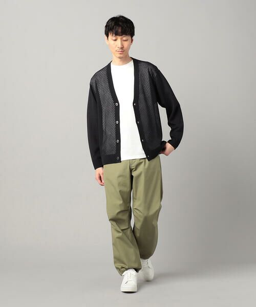 COMME CA MEN / コムサ・メン カーディガン・ボレロ | ペーパーヤーン透かし編み カーディガン | 詳細7