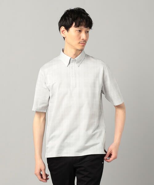 COMME CA MEN / コムサ・メン ポロシャツ | 和歌山編みIL PRINCIPEジャージー ポロシャツ(ライトグレー)