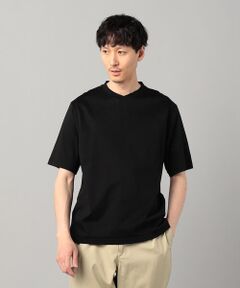 COMME CA MEN / コムサ・メン Tシャツ | 和歌山編み コットンスムースVネックTシャツ