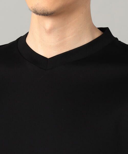 COMME CA MEN / コムサ・メン Tシャツ | 和歌山編み コットンスムースVネックTシャツ | 詳細13