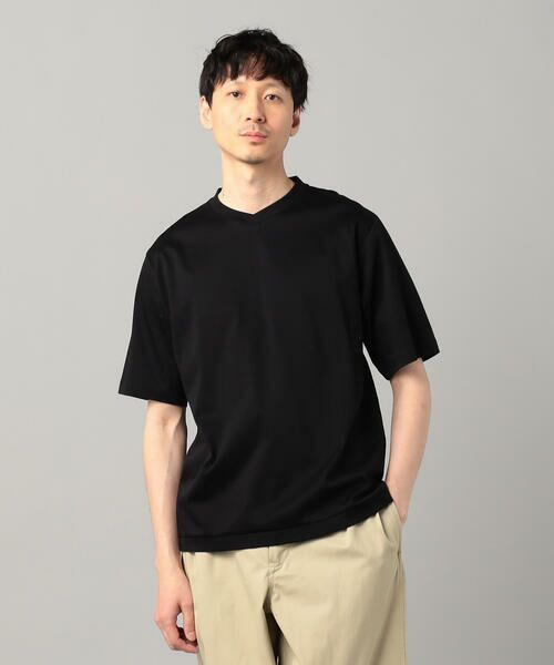 COMME CA MEN / コムサ・メン Tシャツ | 和歌山編み コットンスムースVネックTシャツ | 詳細9