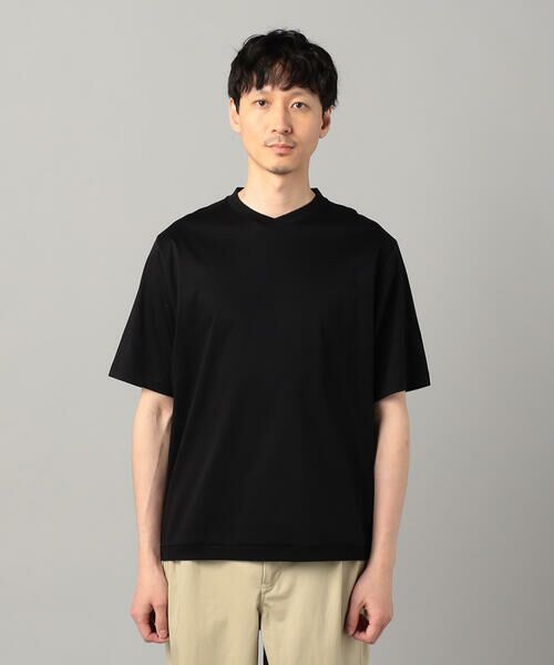 COMME CA MEN / コムサ・メン Tシャツ | 和歌山編み コットンスムースVネックTシャツ | 詳細10
