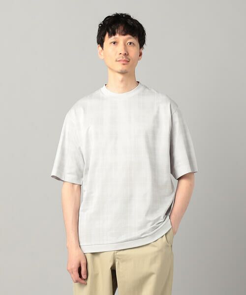 COMME CA MEN / コムサ・メン Tシャツ | 和歌山編みIL PRINCIPEジャージー Tシャツ(ライトグレー)