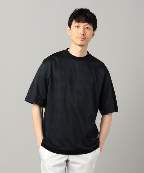COMME CA MEN / コムサ・メン Tシャツ | 和歌山編みIL PRINCIPEジャージー Tシャツ(ブラック)